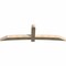 Ekena Millwork Bellingham Rough Sawn Timber Gable Bracket, Douglas Fir, 108"W x 31 1/2"H x 6"D x 6"F, 7/12 Pitch GBW108X31X0606BEL00RDF - alternate 2